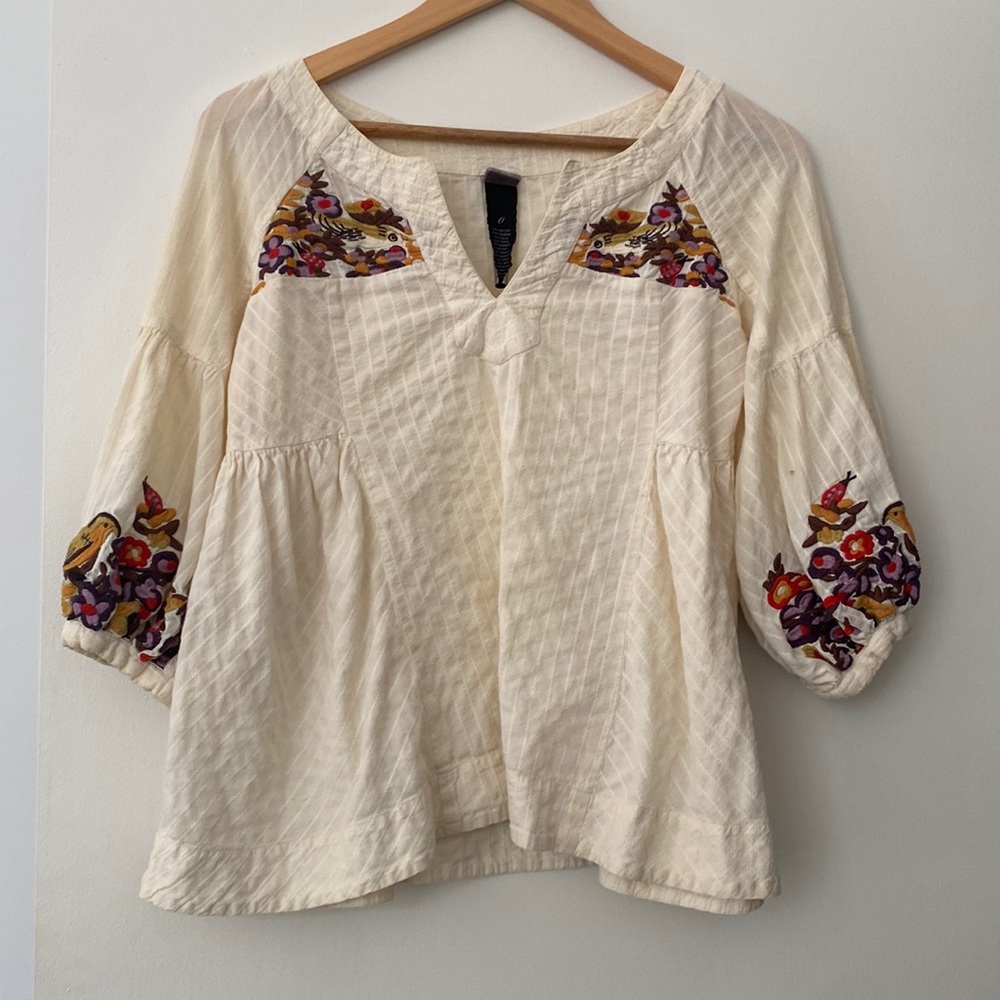 Embroidered top from Anthropology